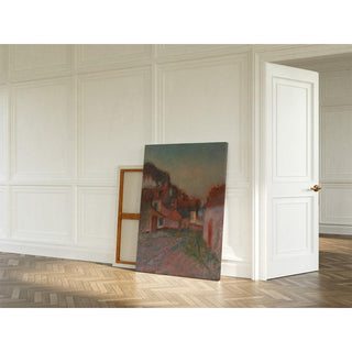 Rue de Village - Edgar Degas | Reproduction Tableau Décoration murale affiche copie