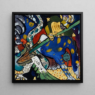 Saint Georges - Wassily Kandinsky | Reproduction Tableau Décoration murale affiche copie