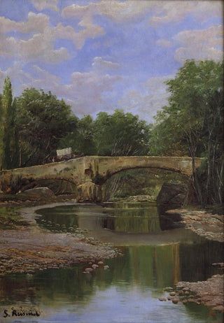 Santiago Rusiol - Bridge over a River.webp