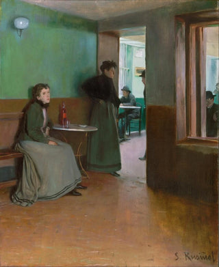 Santiago Rusiol - Interior Of A Caf.webp