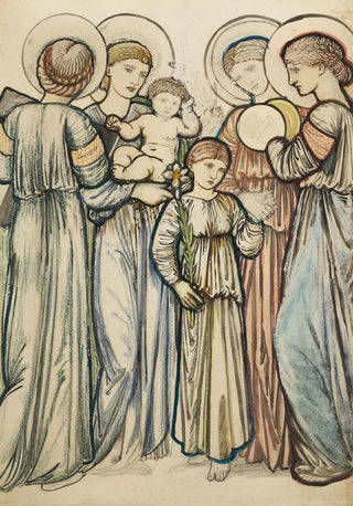 Sir Edward Coley BurneJones - Angels and Children.webp
