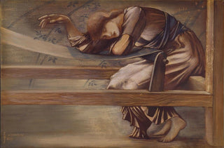 Sir Edward Coley BurneJones - The Briar Rose Series Study for The Garden Court.webp