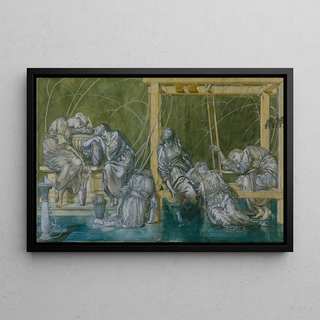 Sir Edward Coley BurneJones - The Garden Court.webp