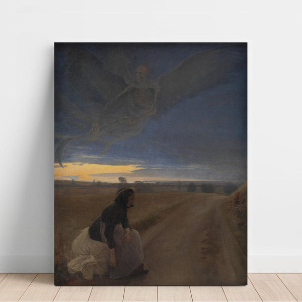 Reproductie van het schilderij Avond - Laurits Andersen Ring