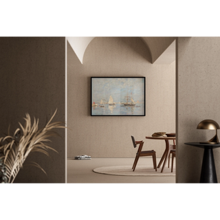 Sortie des barques à Saint-Vaast-la-Hougue - Eugène Boudin