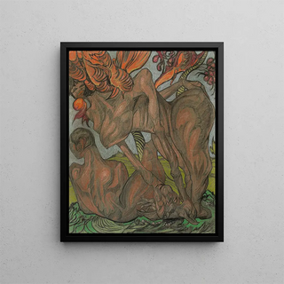 Stanisaw Ignacy Witkiewicz - Composition Temptation of Adam.webp