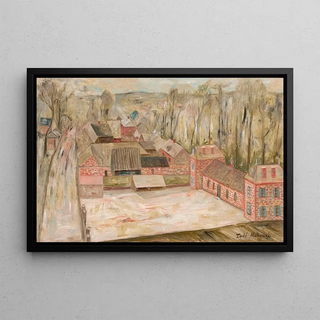 Tadeusz Makowski - View of a small town.webp