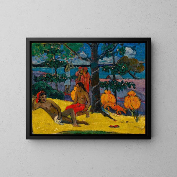Reproductie van het schilderij Te Arii Vahine (De Vrouw Met Mango's) - Paul Gauguin