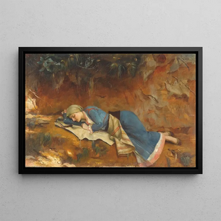 Theodoros Ralli - Resting Greek Girl.webp