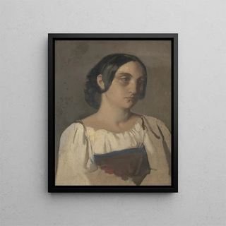 Thodore Chassriau - Portrait of an Italian woman.webp