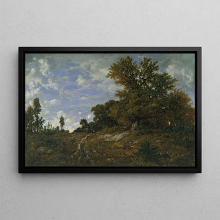 Thodore Rousseau - The Edge of the Woods at MontsGirard Fontainebleau Forest.webp