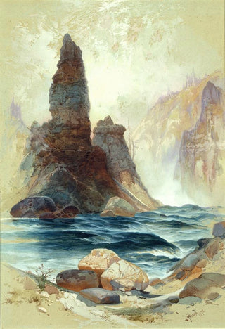 Thomas Moran - Above Tower Falls Yellowstone.webp