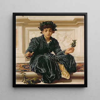 Tissant la couronne - Frederic Leighton