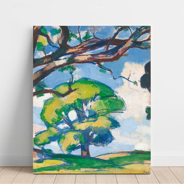 Reproductie van het schilderij Bomen, Douglas Hall - Samuel John Peploe