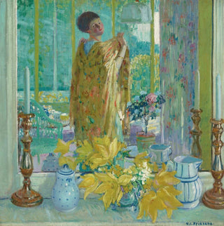 Tulipes jaunes - Frederick Carl Frieseke