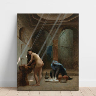 Un bain maure, ébauche - Jean-Léon Gérôme | Reproduction Tableau Décoration murale affiche copie