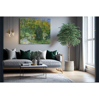 Une allée dans un jardin public d'Arles - Vincent Van Gogh | Reproduction Tableau Décoration murale affiche copie