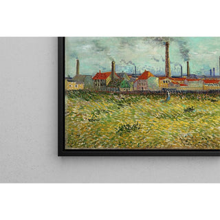 Usines à Clichy - Vincent van Gogh | Reproduction Tableau Décoration murale affiche copie