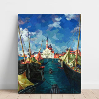 Venise - Konrad Mägi | Reproduction Tableau Décoration murale affiche copie