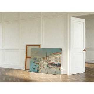 Venise, vue à vol d’oiseau avec Santa Maria della Salute au loin - Antonietta Brandeis | Reproduction Tableau Décoration murale affiche copie