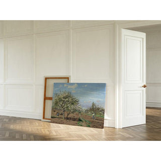 Verger en fleurs, Louveciennes - Camille Pissarro | Reproduction Tableau Décoration murale affiche copie