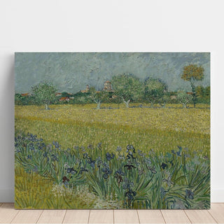 Vue d'Arles avec des iris - Vincent van Gogh | Reproduction Tableau Décoration murale affiche copie
