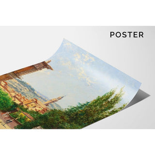 Vue du Palazzo Vecchio depuis les jardins de Boboli, Florence - Antonietta Brandeis | Reproduction Tableau Décoration murale affiche copie