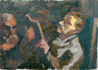 Walther Gamerith - Lesender alter Mann.webp