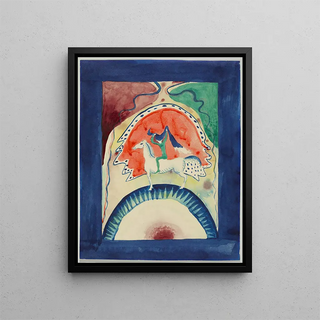 Wassily Kandinsky - Design for the cover of the almanac The Blue Rider.webp