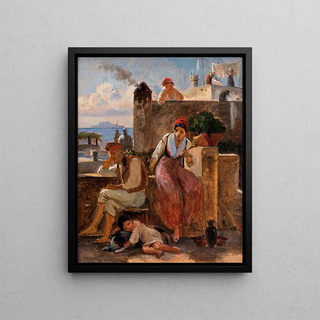 Wilhelm Marstrand - Neapolitan way of life Study.webp