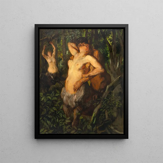 Wilhelm Trbner - Satyr und Zentauren.webp