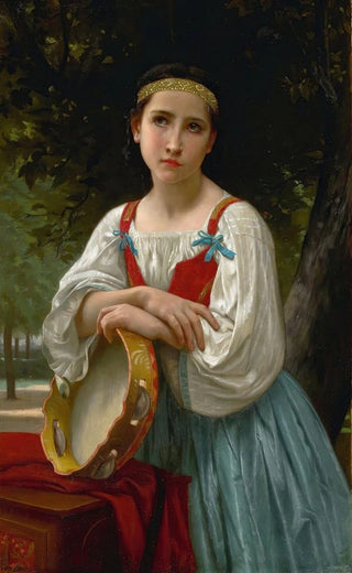 William Bouguereau - Bohmienne Au Tambour De Basque.webp