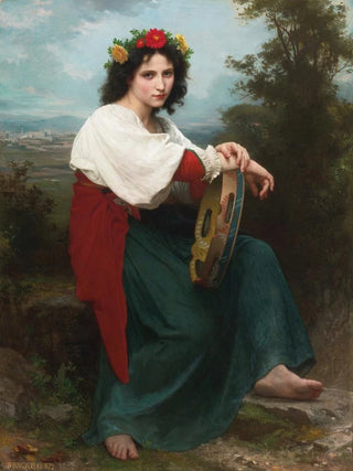 William Bouguereau - LItalienne au Tambour de Basque.webp