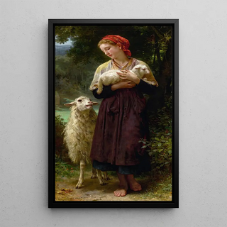 William Bouguereau - Lagneau NouveauN The Newborn Lamb.webp
