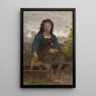 William Bouguereau - Study of a young grape harvester.webp