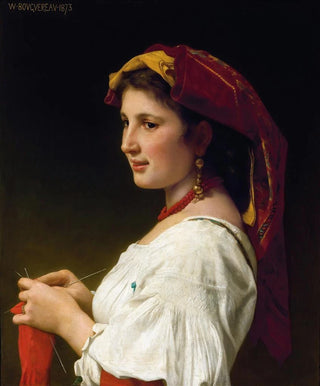 William Bouguereau - The Little Knitter.webp