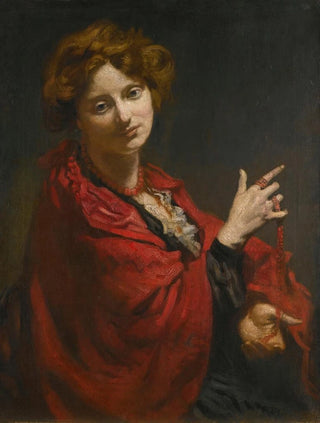 William Orpen - Anita Bartle The Red Shawl.webp