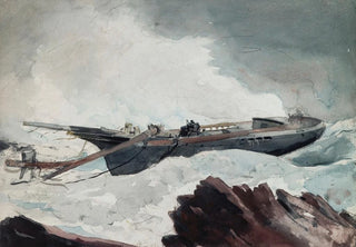 Winslow Homer - The Wrecked Schooner.webp