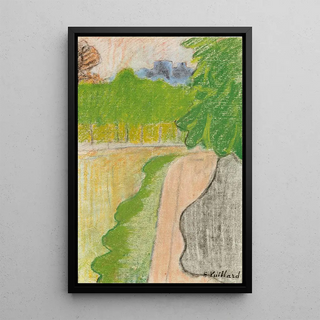 douard Vuillard - Paysage de rue avec arbres.webp