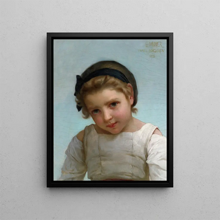 mile Munier - Portrait Of A Young Girl.webp