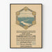 Vintage reizende tentoonstelling poster 1904 Darmstadt