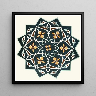 Afghan Boundary Commission - 18 plates of ornamental tiles from the Afghan Boundary Commission Pl 02.webp