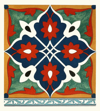Afghan Boundary Commission - 18 plates of ornamental tiles from the Afghan Boundary Commission Pl 08.webp