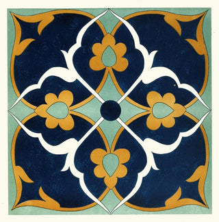 Afghan Boundary Commission - 18 plates of ornamental tiles from the Afghan Boundary Commission Pl 13.webp