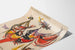 Kleurrijke abstracte decoratieve poster met artistiek lettertype