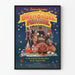 Vintage poster van het Internationaal Orgelfestival van Barbarie 1996