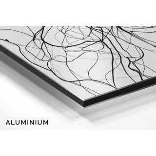 Black and White Design Poster - Wild Entanglement