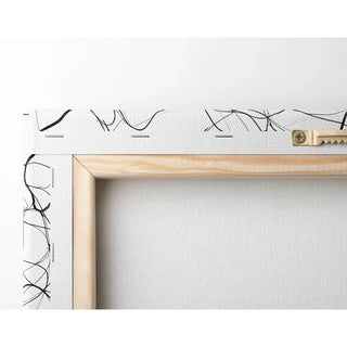Black and White Design Poster - Wild Entanglement