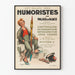 Vintage Poster for the Humorists' Salon at the Ice Palace 1930