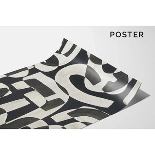 Decoratieve design tafel - Abstracte krommen